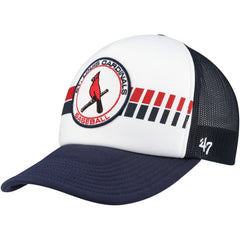 St. Louis Cardinals '47 Cooperstown Collection Wax Pack Express Trucker Adjustable Hat - White/Navy Hats