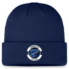 St. Louis Blues Fanatics Authentic Pro Training Camp Cuffed Knit Hat - Navy | US 200562150