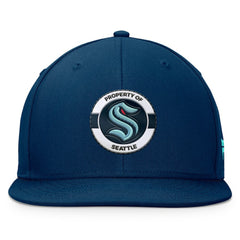 Seattle Kraken Fanatics Authentic Pro Training Camp Snapback Hat - Deep Sea Blue | US 200562154