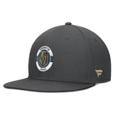 Vegas Golden Knights Fanatics Authentic Pro Training Camp Snapback Hat - Charcoal | US 200562156