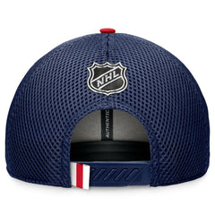 New York Rangers Fanatics 2024 NHL Draft On Stage Trucker Adjustable Hat - Navy | US 200562176