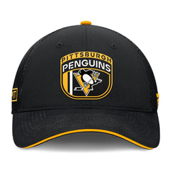 Pittsburgh Penguins Fanatics 2024 NHL Draft On Stage Trucker Adjustable Hat - Black | US 200562179