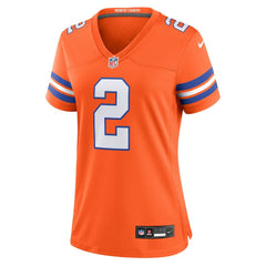 Patrick Surtain II Denver Broncos Women's Mile High Collection 1977 Throwback Player Game Jersey - Orange Jerseys