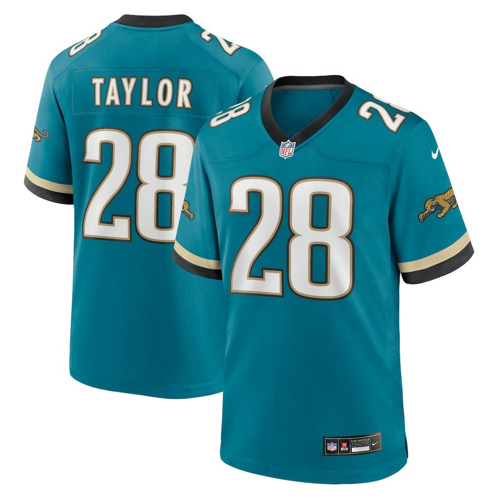 Fred Taylor Jacksonville Jaguars Prowler Throwback Retired Player Game Jersey - Teal Jerseys