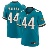 Travon Walker Jacksonville Jaguars Prowler Throwback Player Game Jersey - Teal Jerseys