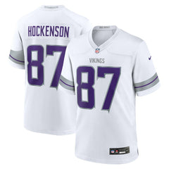 T.J. Hockenson Minnesota Vikings Alternate Game Player Jersey - White Jerseys