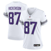 T.J. Hockenson Minnesota Vikings Women's Alternate Game Player Jersey - White Jerseys