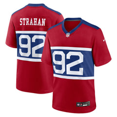 Michael Strahan New York Giants Alternate Retired Player Game Jersey - Century Red Jerseys