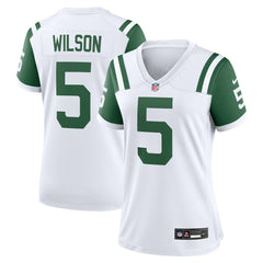 Garrett Wilson New York Jets Women's Classic Alternate Game Jersey - White Jerseys