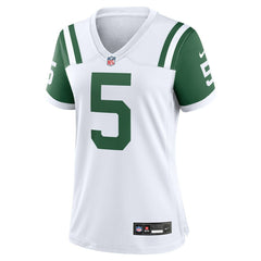 Garrett Wilson New York Jets Women's Classic Alternate Game Jersey - White Jerseys
