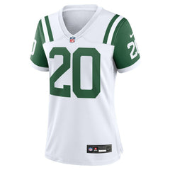 Breece Hall New York Jets Women's Classic Alternate Game Jersey - White Jerseys