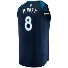 Josh Minott Minnesota Timberwolves Fast Break Player Jersey Icon Edition Navy - Fanatics