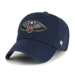 New Orleans Pelicans '47 Women's Confetti Undervisor Clean Up Adjustable Hat Navy - 47 brand