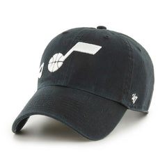 Utah Jazz '47 Women's Confetti Undervisor Clean Up Adjustable Hat Black - 47 brand
