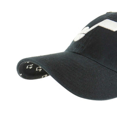 Utah Jazz '47 Women's Confetti Undervisor Clean Up Adjustable Hat Black - 47 brand