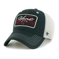 Miami Heat '47 Five Point Patch Clean Up Adjustable Hat Black - 47 brand outlet