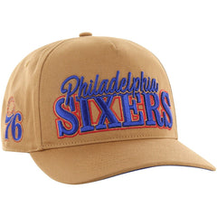 Philadelphia 76ers '47 Barnes Hitch Adjustable Hat Tan - 47 brand