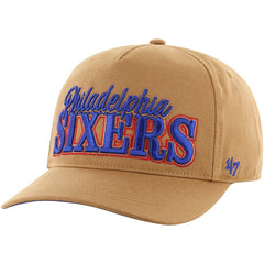 Philadelphia 76ers '47 Barnes Hitch Adjustable Hat Tan - 47 brand