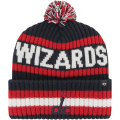Washington Wizards '47 Bering Cuffed Knit Hat with Pom Navy - 47 brand
