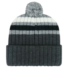 Philadelphia Flyers '47 Stack Patch Cuffed Knit Hat with Pom - Gray | US 200568090