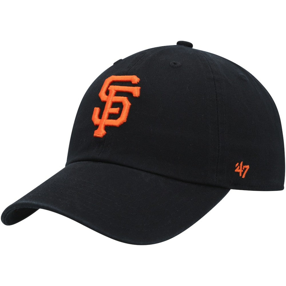San Francisco Giants '47 Youth Clean Up Adjustable Hat - Black Hats