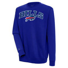 Buffalo Bills Antigua Victory Chenille Pullover Sweatshirt - Royal Pullover
