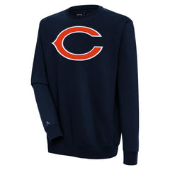 Chicago Bears Antigua Victory Pullover Sweatshirt - Navy Pullover