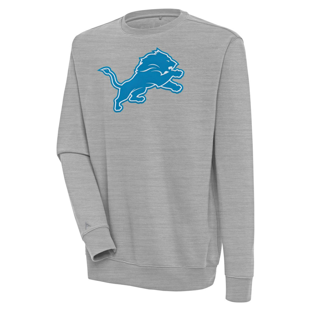 Detroit Lions Antigua Victory Pullover Sweatshirt - Heather Gray Pullover