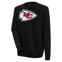 Kansas City Chiefs Antigua Victory Pullover Sweatshirt - Black Pullover
