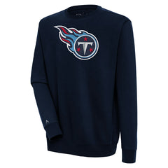 Tennessee Titans Antigua Victory Pullover Sweatshirt - Navy Pullover