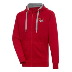 Kansas City Chiefs Antigua Victory Full-Zip Hoodie - Red Hoodies