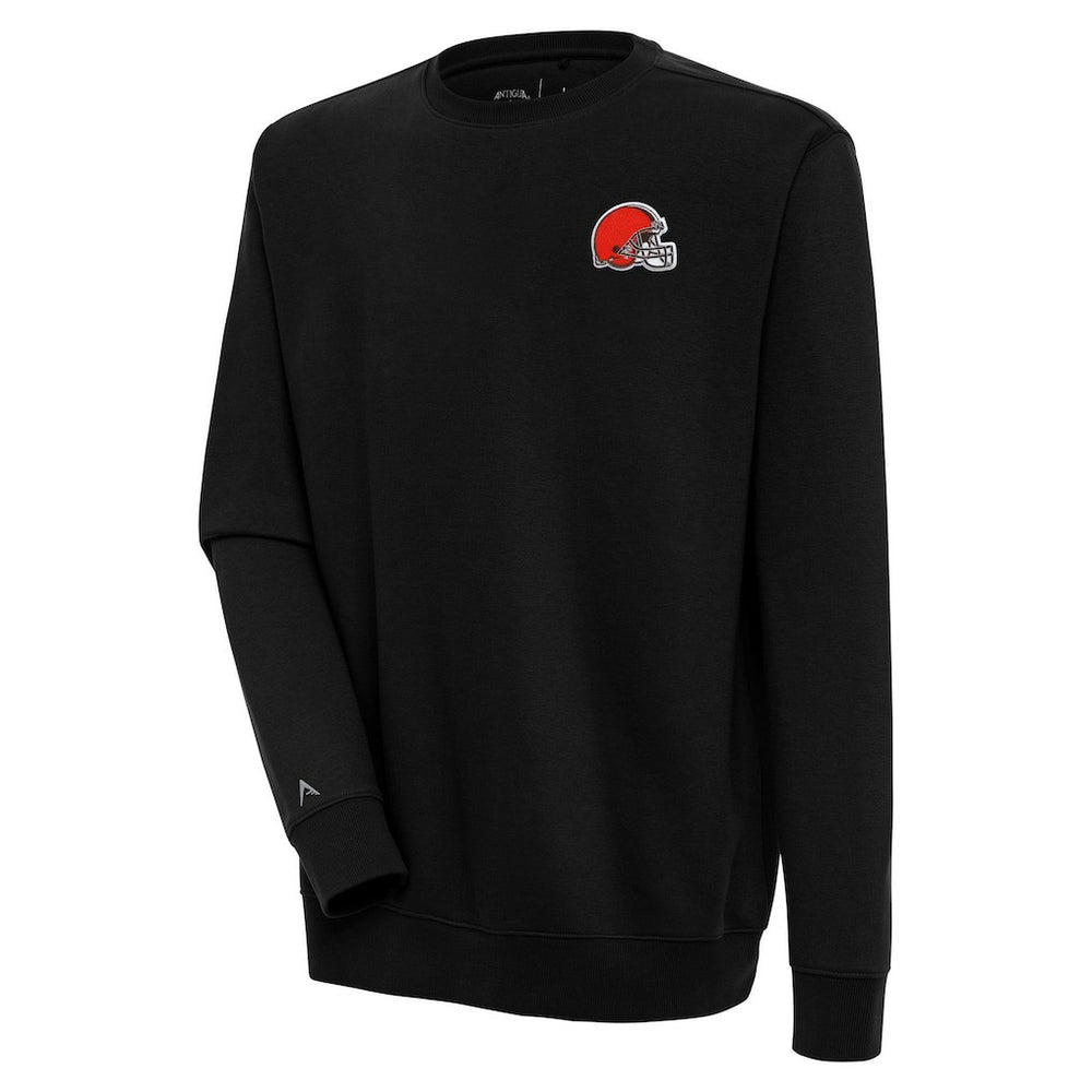 Cleveland Browns Antigua Victory Pullover Sweatshirt - Black Pullover