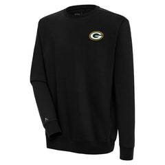 Green Bay Packers Antigua Victory Pullover Sweatshirt - Black Pullover