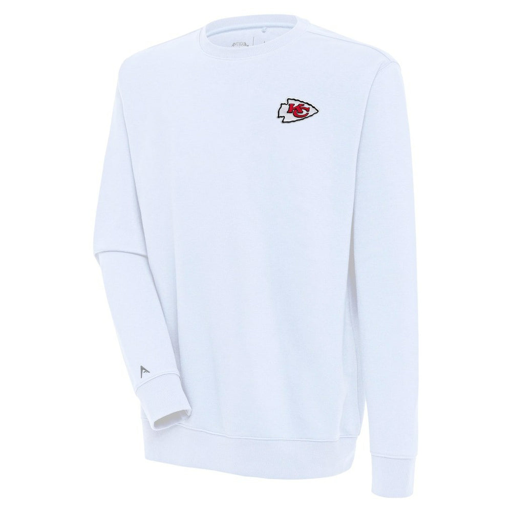 Kansas City Chiefs Antigua Victory Pullover Sweatshirt - White Pullover