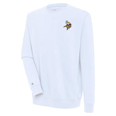 Minnesota Vikings Antigua Victory Pullover Sweatshirt - White Pullover