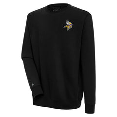 Minnesota Vikings Antigua Victory Pullover Sweatshirt - Black Pullover