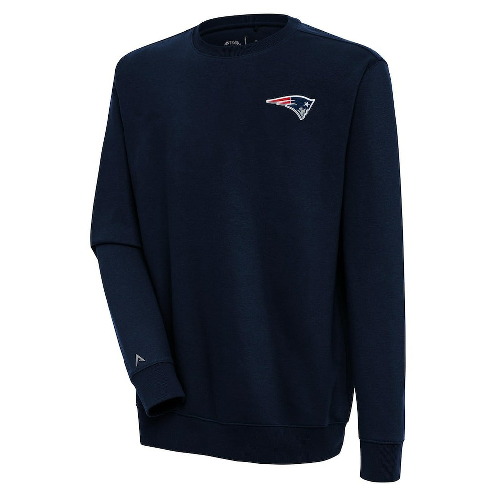 New England Patriots Antigua Victory Pullover Sweatshirt - Navy Pullover