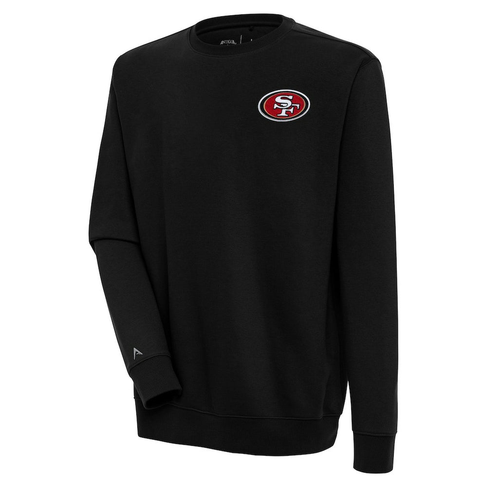 San Francisco 49ers Antigua Victory Pullover Sweatshirt - Black Pullover