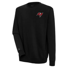 Tampa Bay Buccaneers Antigua Victory Pullover Sweatshirt - Black Pullover