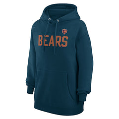 Chicago Bears G-III 4Her by Carl Banks Women's Dot Print Pullover Hoodie - Navy Hoodies