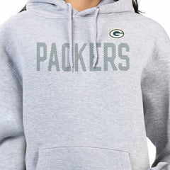 Green Bay Packers G-III 4Her by Carl Banks Women's Dot Print Pullover Hoodie - Heather Gray Hoodies