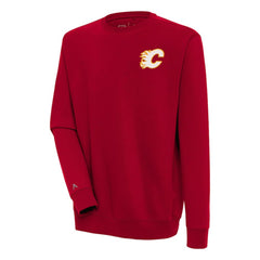 Calgary Flames Antigua Victory Pullover Sweatshirt - Red | US 200570991