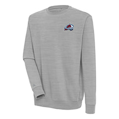 Colorado Avalanche Antigua Victory Pullover Sweatshirt - Heather Gray | US 200571002