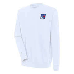 New York Rangers Antigua Victory Pullover Sweatshirt - White | US 200571053