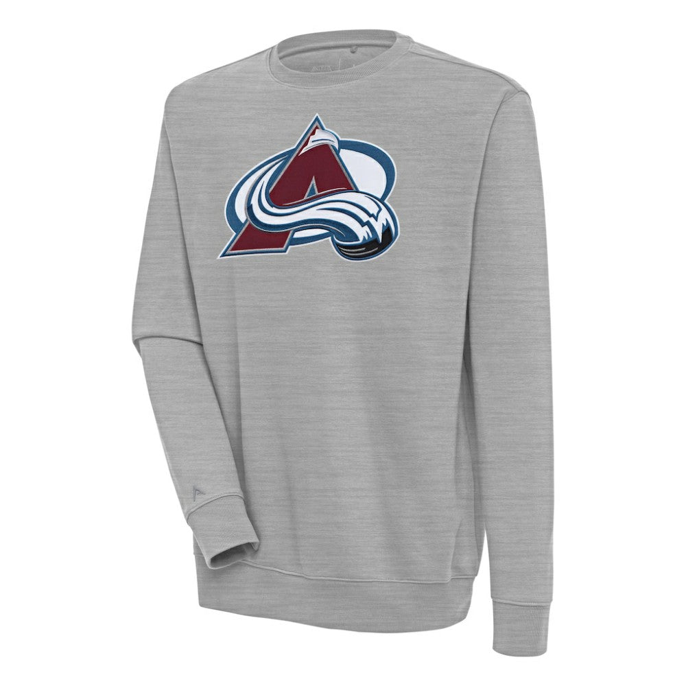 Colorado Avalanche Antigua Victory Pullover Sweatshirt - Heather Gray | US 200571168