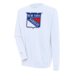 New York Rangers Antigua Victory Pullover Sweatshirt - White | US 200571205