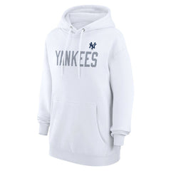 New York Yankees G-III 4Her by Carl Banks Women's Dot Print Pullover Hoodie - White Hoodies