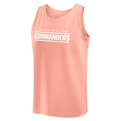 Washington Commanders Elements Tank Top - Coral Tops