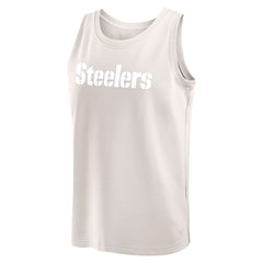 Pittsburgh Steelers Elements Tank Top - Cream Tops