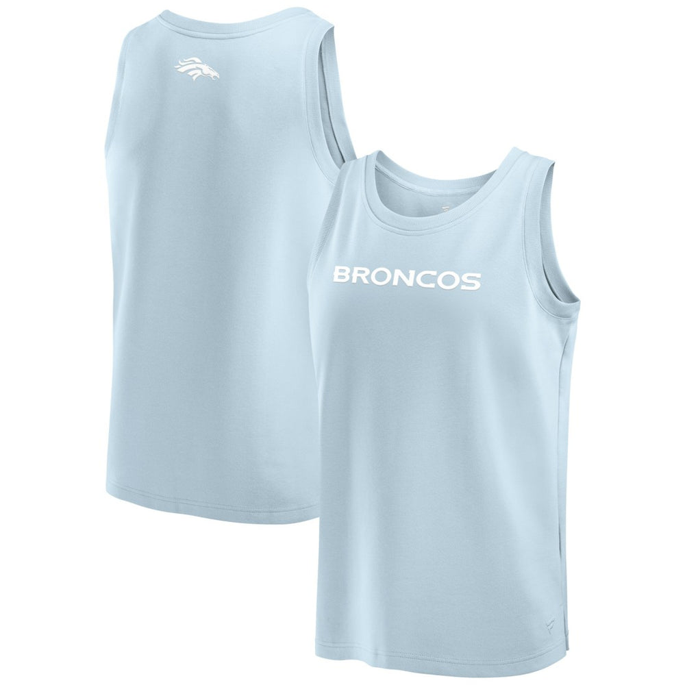 Denver Broncos Elements Tank Top - Light Blue Tops
